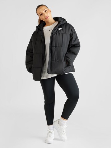 Nike Sportswear Athletic Jacket in Black