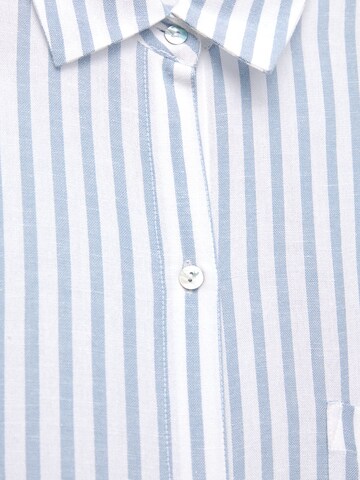 Chemisier Pull&Bear en bleu