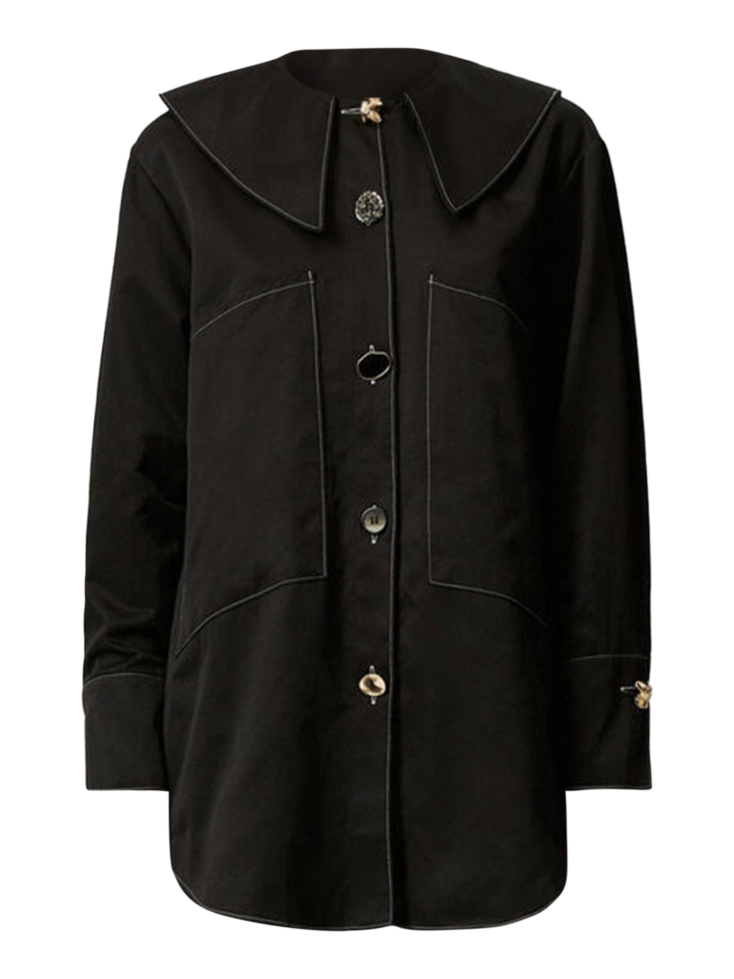 Touche Prive HEMD in schwarz, Produktansicht