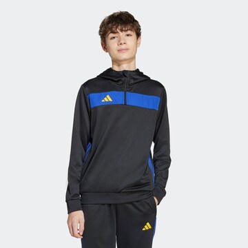 ADIDAS PERFORMANCE Athletic Sweatshirt 'Tiro 25 Essentials' in Black: front