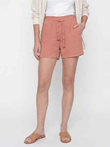 Antargo Regular Hose 'Women's Musselin Shorts'‌‌‌‌ in Rot: Vorderseite