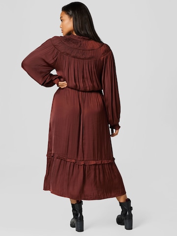 Guido Maria Kretschmer Curvy - Vestido 'Carin' em castanho