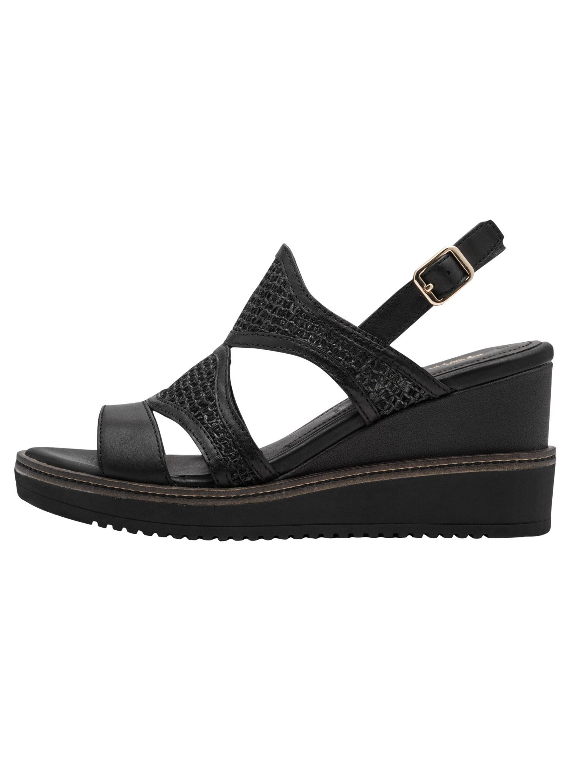 Tamaris Sandaal in Zwart