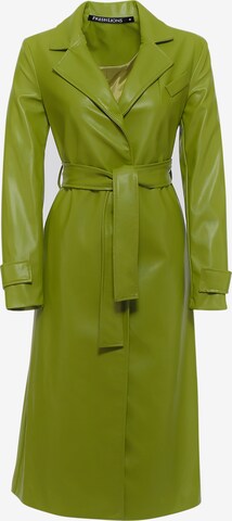 Manteau mi-saison ' Kristina ' FRESHLIONS en vert : devant