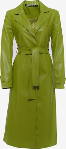 FRESHLIONS Between-Seasons Coat ' Kristina ' in Green: front