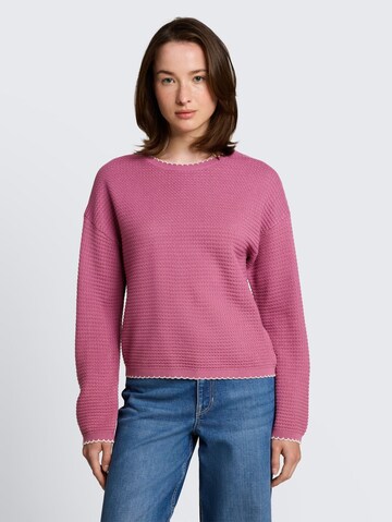 TOM TAILOR DENIM Sweater in Pink: front