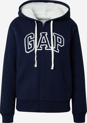 Veste de survêtement GAP en bleu : devant