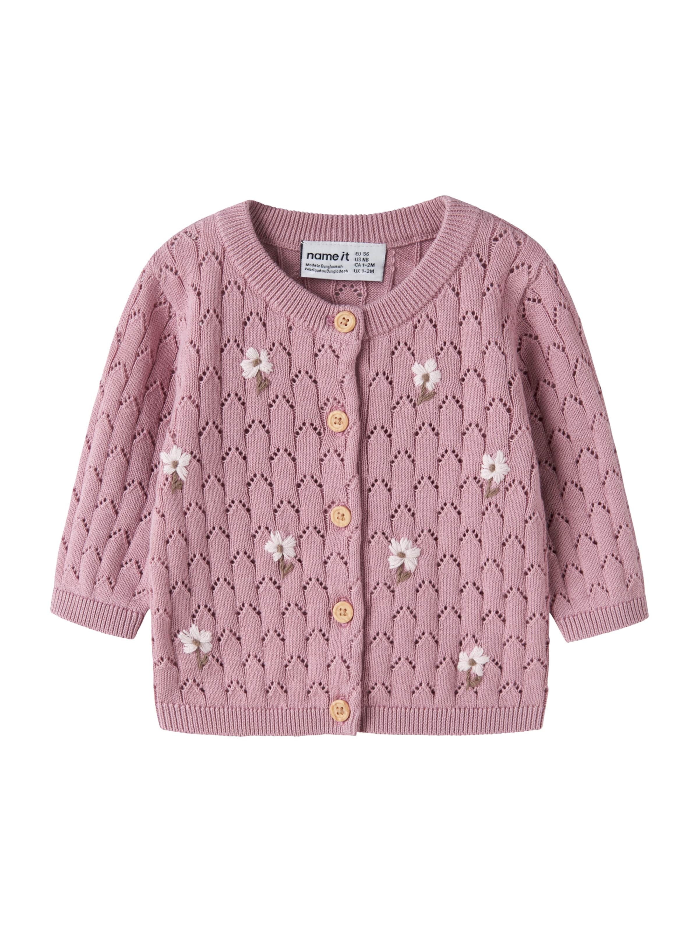 Cardigan 'NBFLUNNA' NAME IT en violet : devant