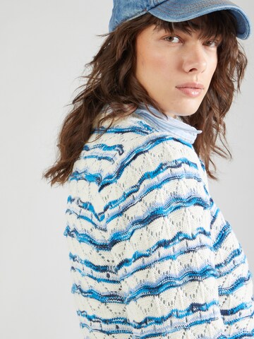 minus - Pullover 'Kalima' em azul