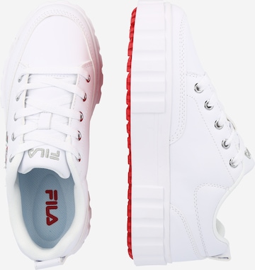 FILA Platform trainers in White