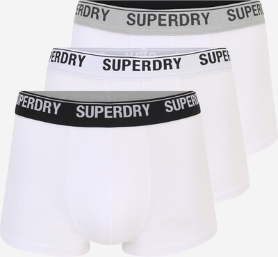 Superdry Boxershorts in grau / schwarz / weiß, Produktansicht