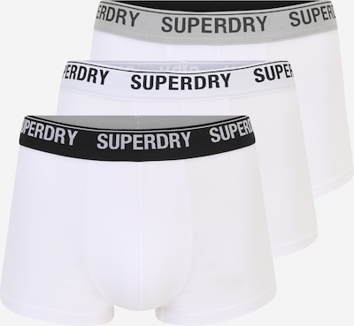 Superdry Boxershorts in grau / schwarz / weiß, Produktansicht