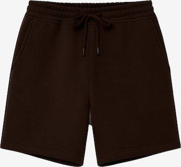 Eoselio Regular Housut 'The City' värissä ruskea: etupuoli