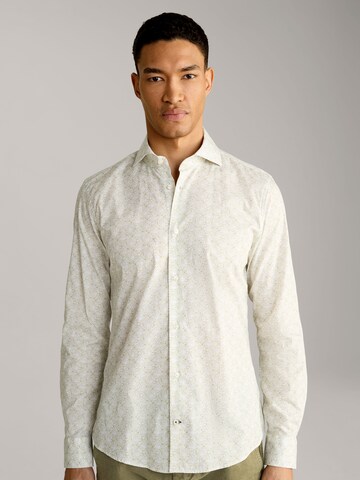 JOOP! Slim fit Button Up Shirt 'Pai' in White: front