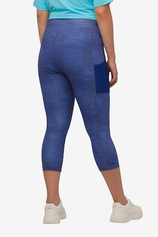 Ulla Popken Slim fit Athletic Pants in Blue