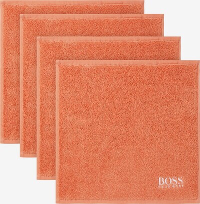 BOSS Home Waschlappen 'PLAIN' in orange, Produktansicht
