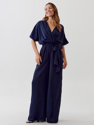 Tussah Dress 'SELINE' in Blue