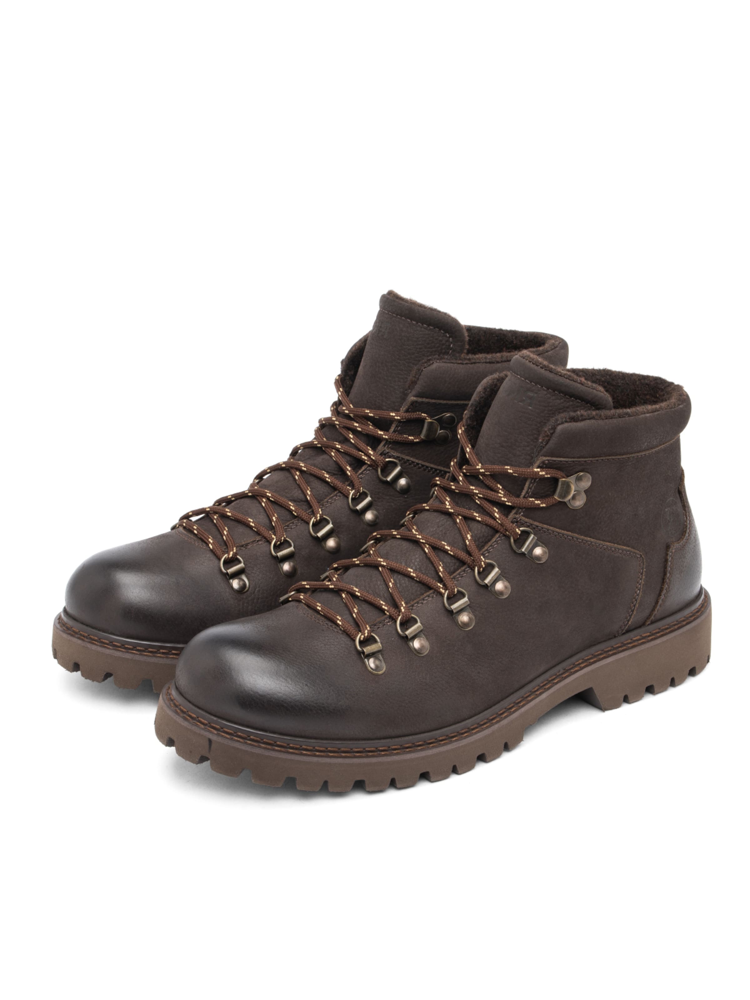 RYŁKO Lace-Up Boots in Brown