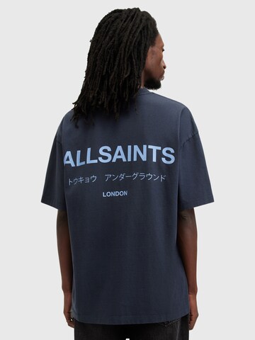 AllSaints Tričko 'Underground' - Modrá: predná strana