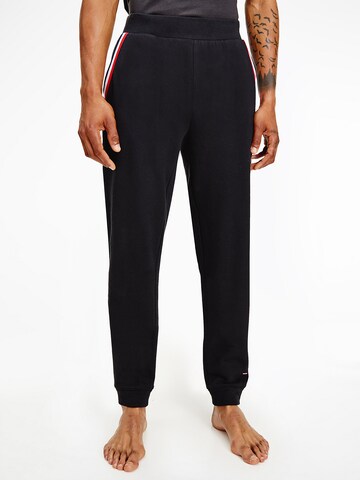 Tommy Hilfiger Underwear Štandardný strih Pyžamové nohavice - Čierna: predná strana