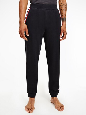 Regular Pantalon de pyjama Tommy Hilfiger Underwear en noir : devant