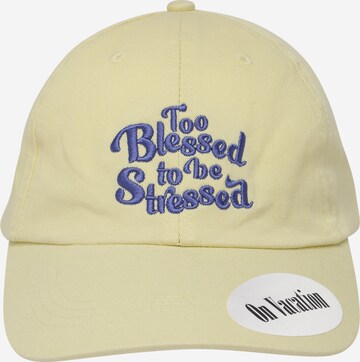 On Vacation Club Cap 'Too Blessed to be Stressed' in Yellow