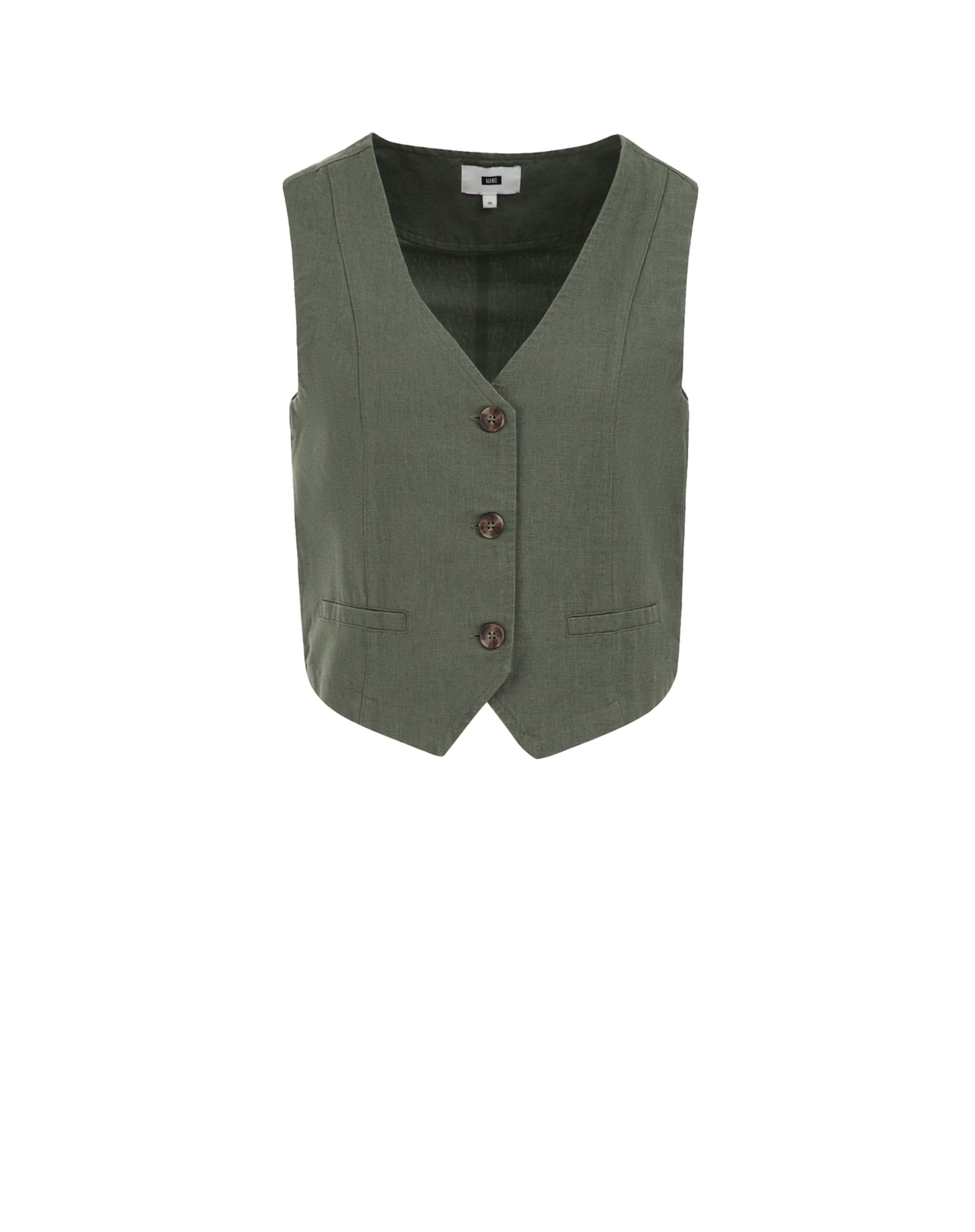 WE Fashion Γιλέκο κουστουμιού σε πράσινο: μπροστά
