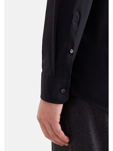 SEIDENSTICKER Slim fit Business shirt in Black