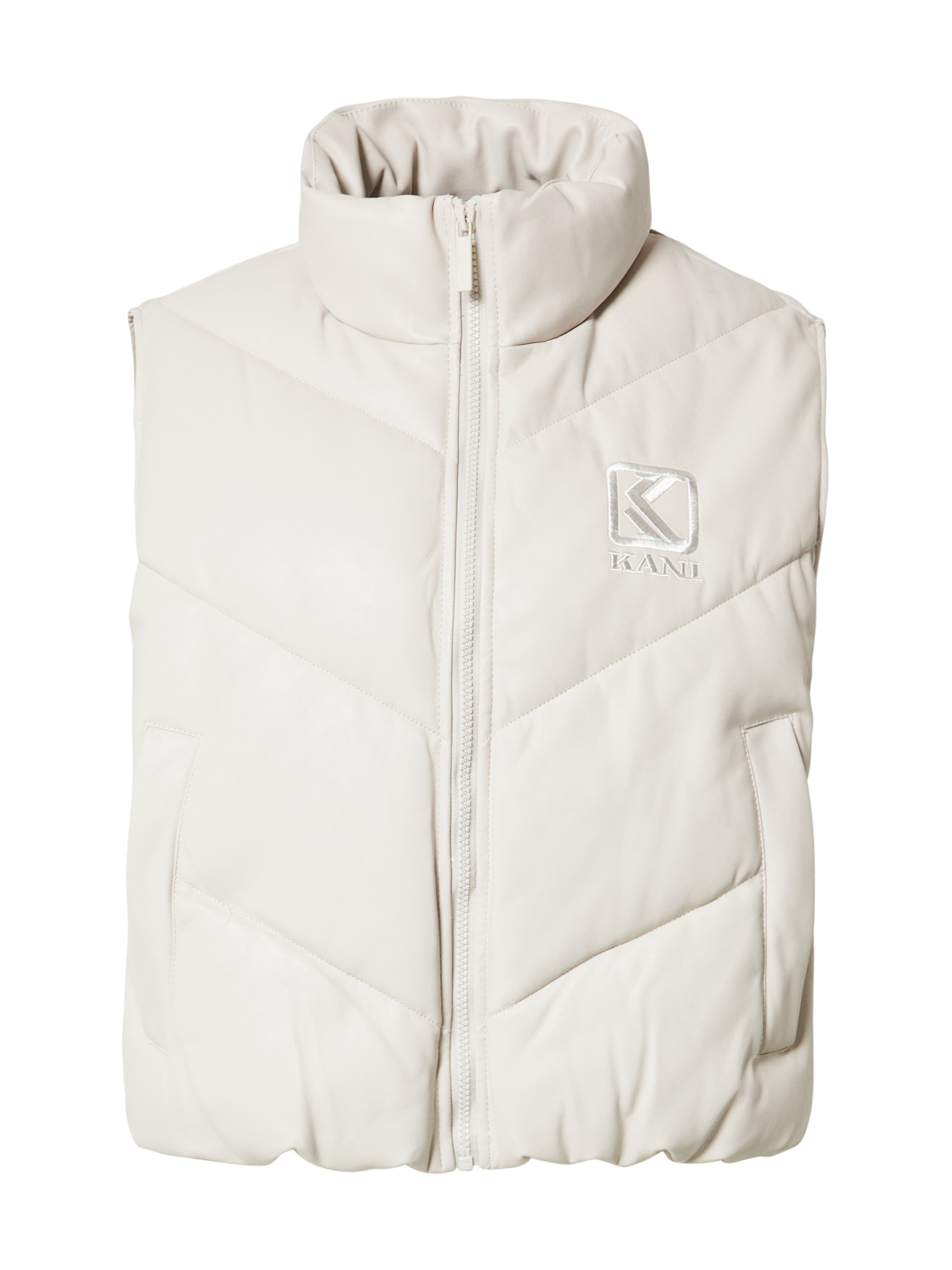 Karl Kani - Chaleco en beige: frente