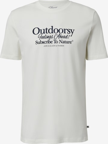 s.Oliver T-Shirt in Weiß: Vorderseite