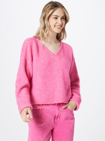 Pullover 'East' di AMERICAN VINTAGE in rosa: frontale