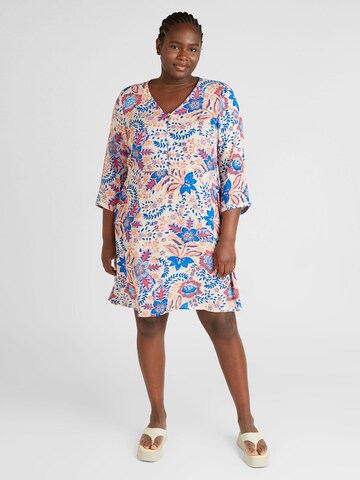 Robe 'MENNY' Vero Moda Curve en mélange de couleurs : devant