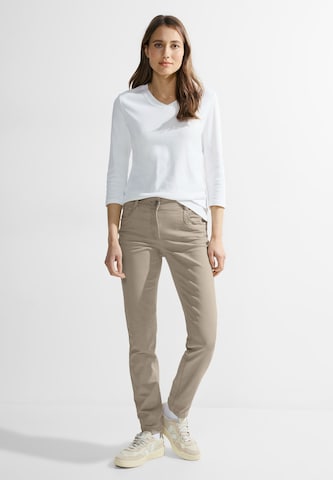 CECIL Slim fit Chino Pants in Beige