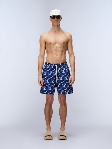 NAPAPIJRI Badshorts i blå: framsida