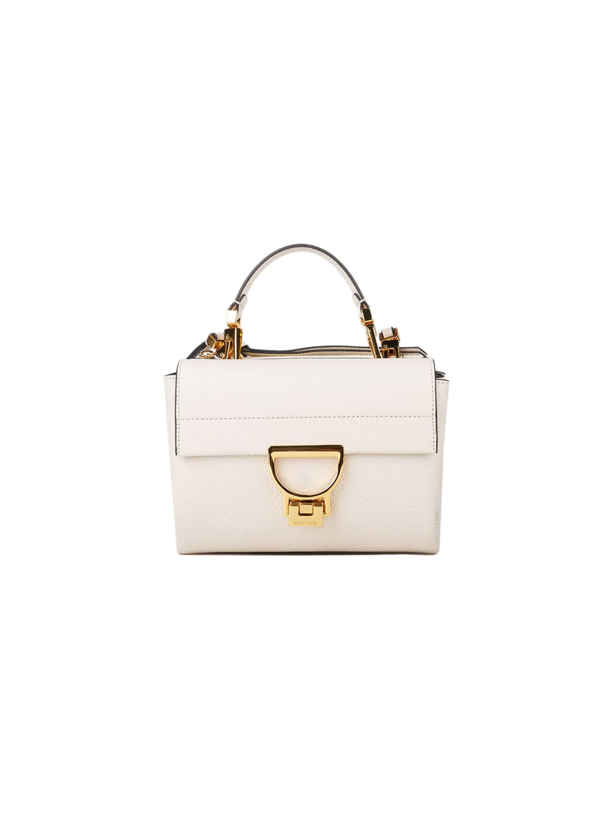 Sac à bandoulière 'Arlettis Handbag Grained Leather' Coccinelle en blanc : devant