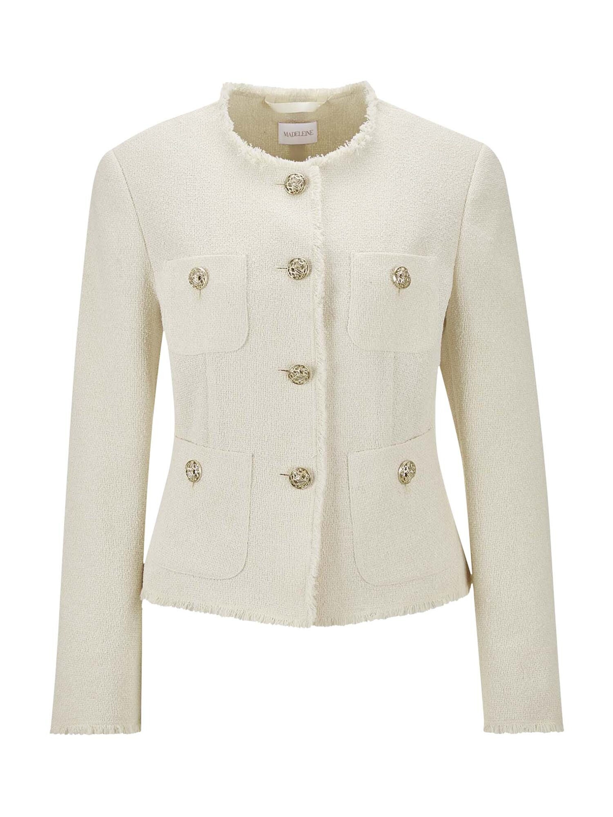 MADELEINE Blazer in Beige: Vorderseite