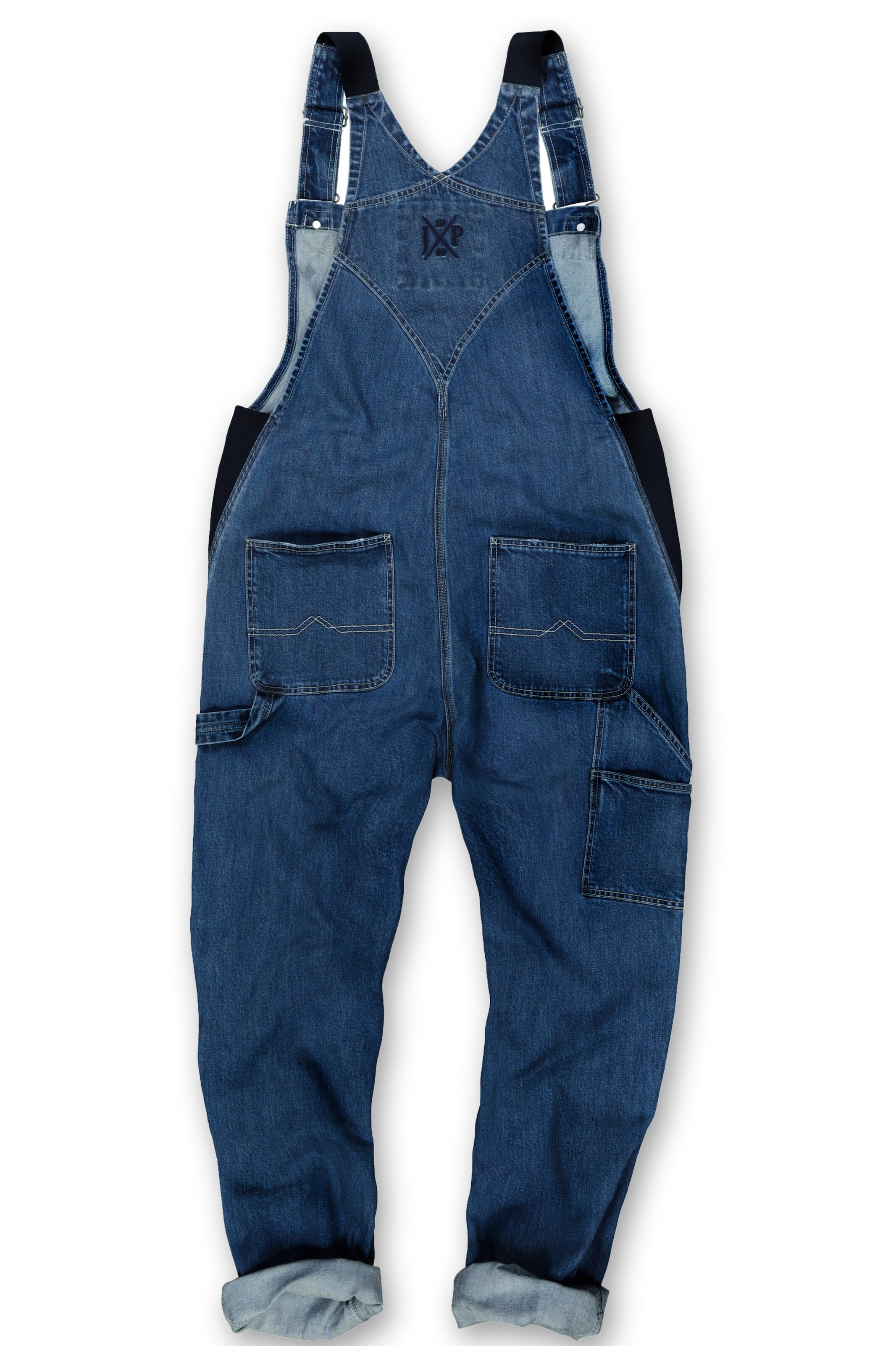 JP1880 Loosefit Tuinbroek jeans in Blauw