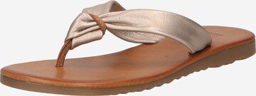 Bata Teenslipper in Zilver: voorkant