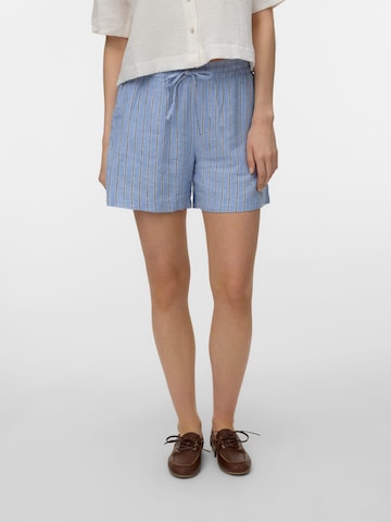 VERO MODA Baggy Broek 'Linn' in Blauw: voorkant