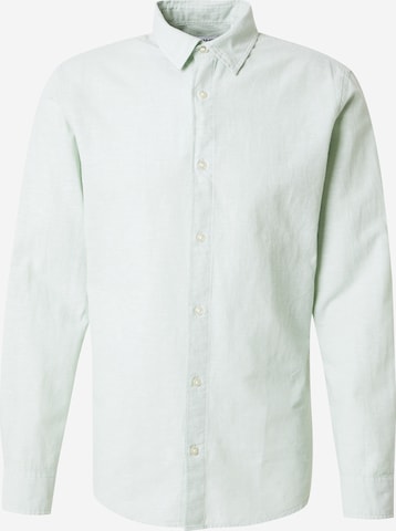 JACK & JONES Слим Рубашка 'JJEBreeze' в Зеленый: спереди