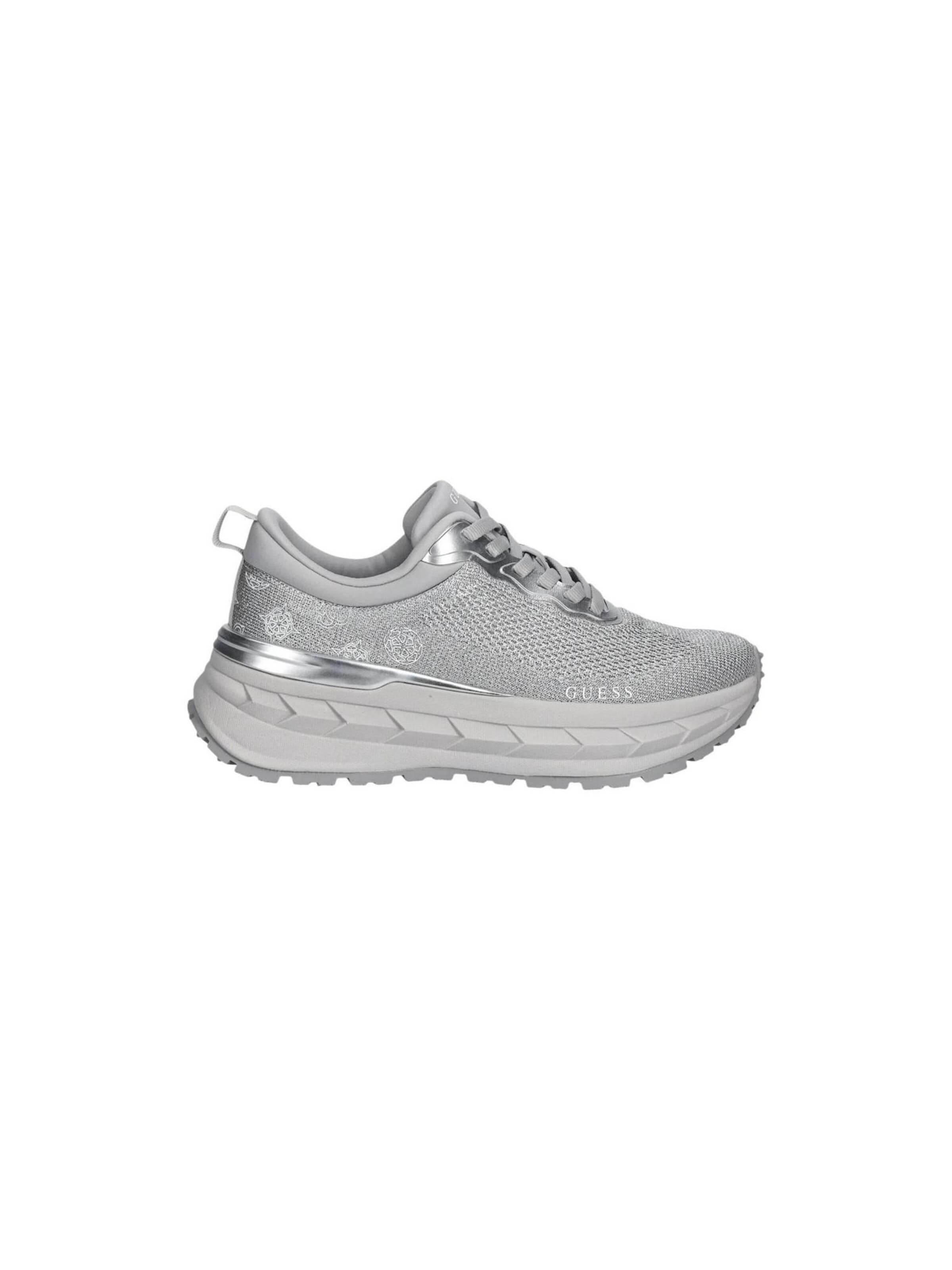 GUESS Platform trainers 'Runit 4G' in Silver