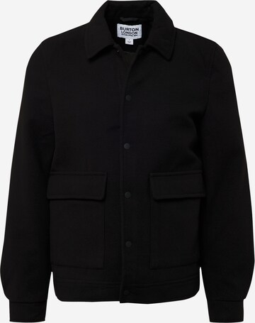 BURTON MENSWEAR LONDON Jacke in Schwarz: predná strana