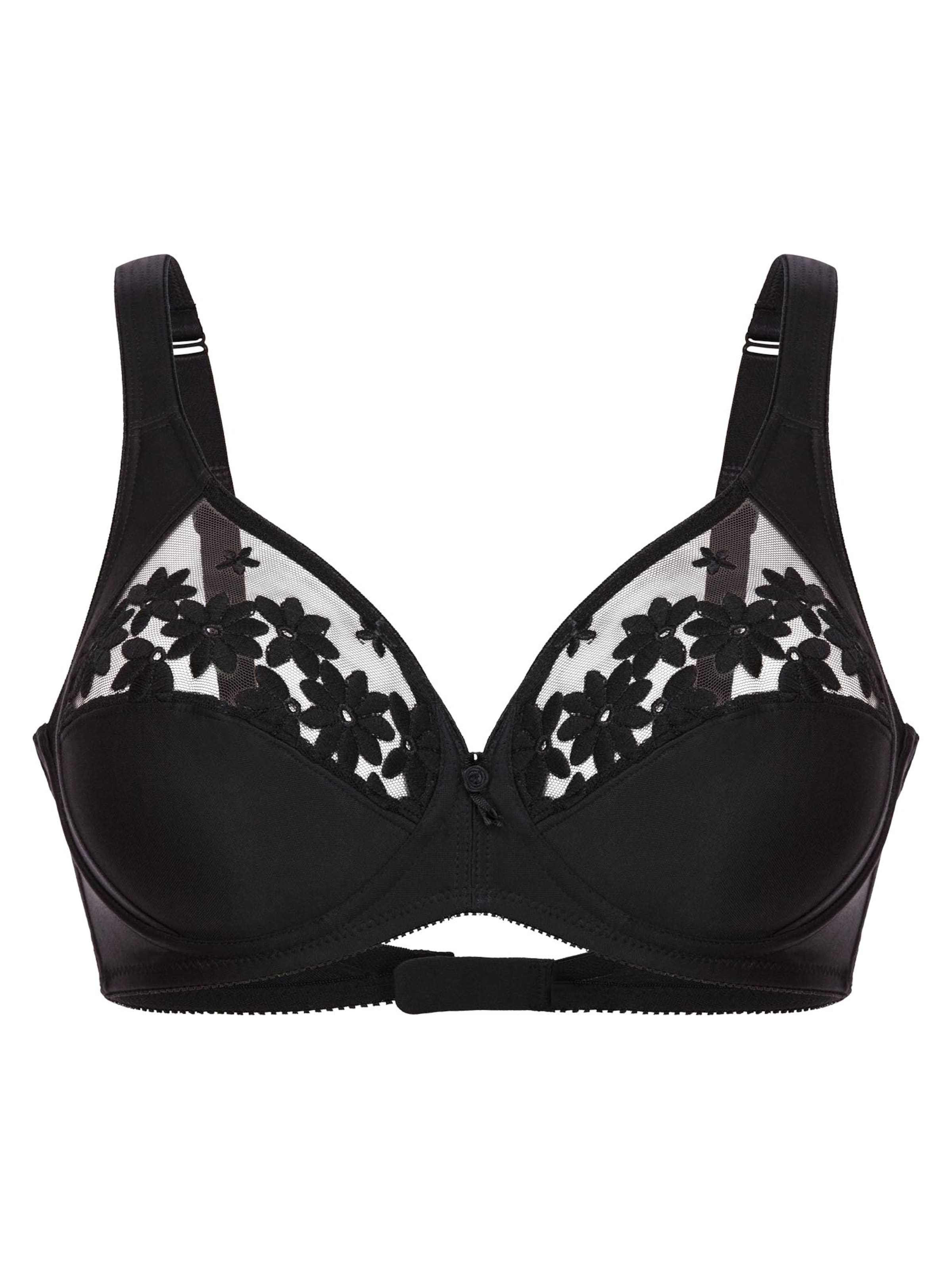 FELINA Minimizer 'Swiss Broderie' in Black: front