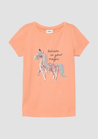 s.Oliver Shirt in Oranje