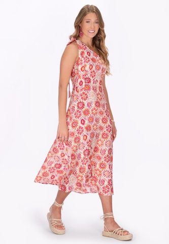 Robe d’été 'Festival' IZIA en rose