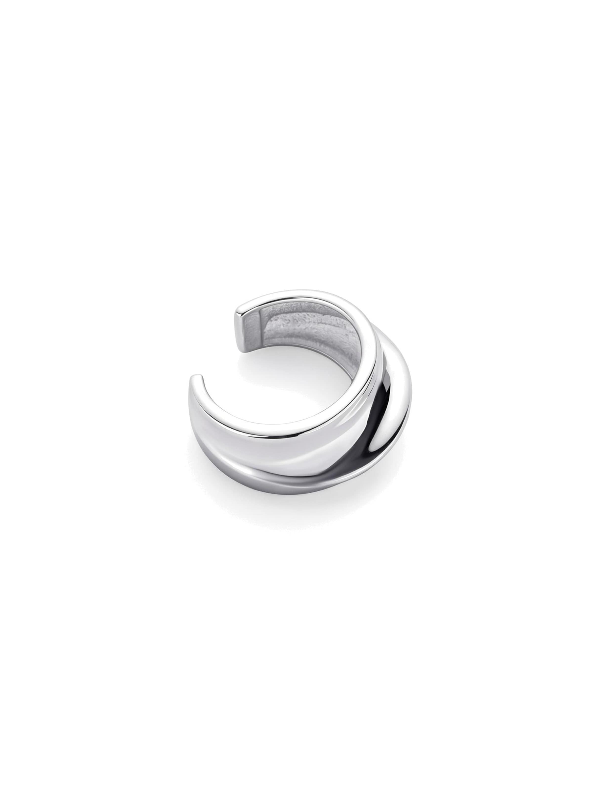 REYTEL Earrings 'LUCENT' in Silver: front