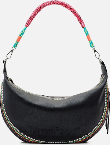 Desigual - Bolso de hombro 'Kuwait' en negro: frente