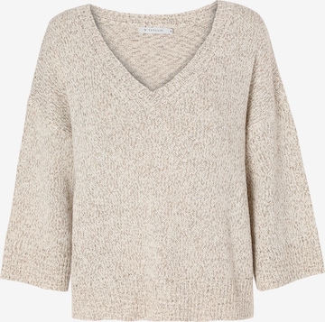 TATUUMPulover - bež boja: prednji dio