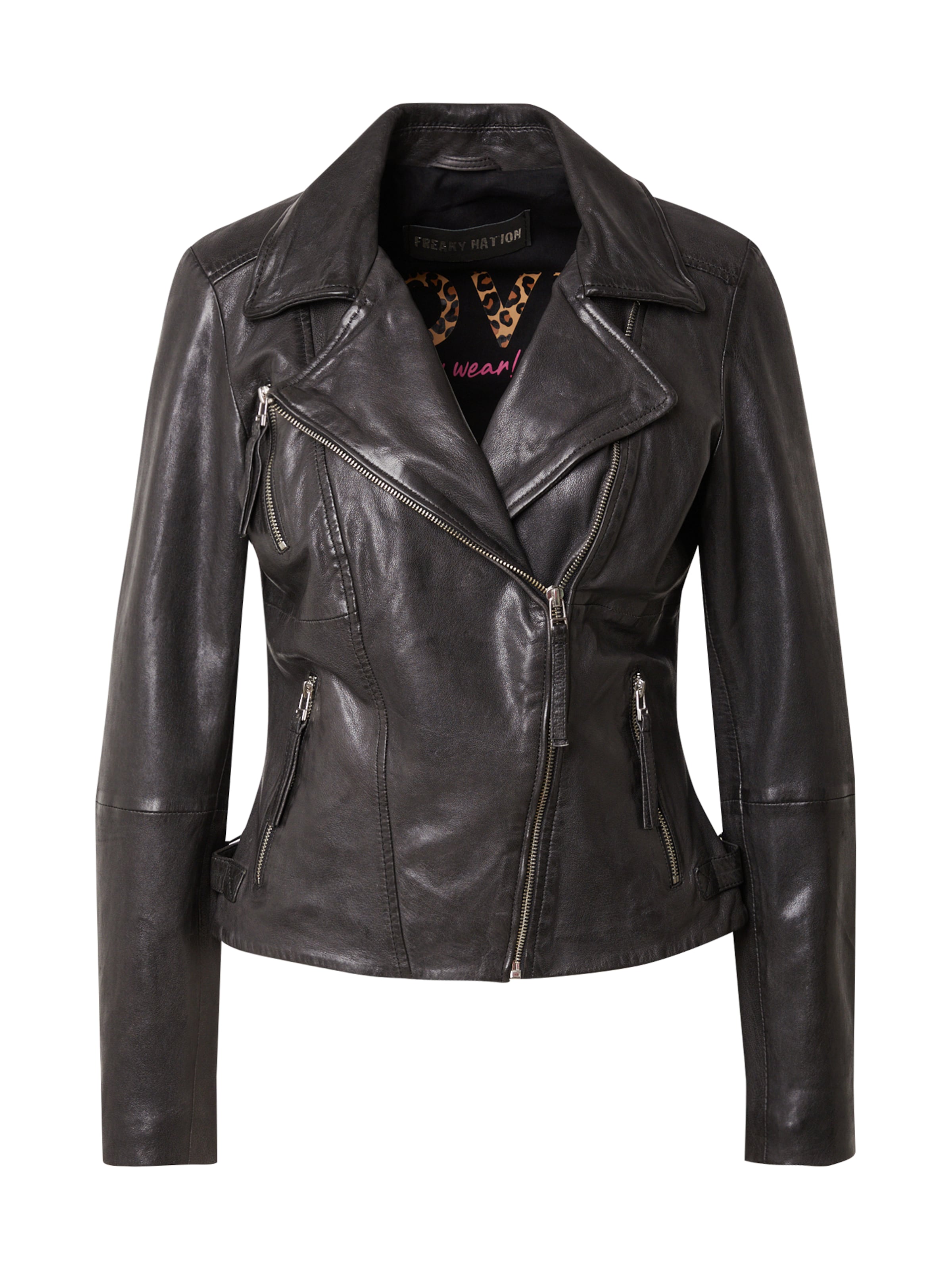 FREAKY NATION Overgangsjakke i grå: forside