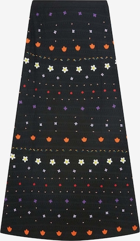 ScalpersSuknja - crna boja: prednji dio